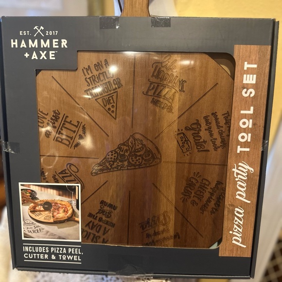 Hammer + Axe Pizza Party Tool Set - Picture 2 of 6